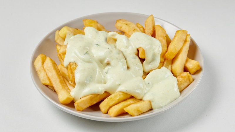 Πατάτες Τηγανητές Φρέσκες με Sauce
